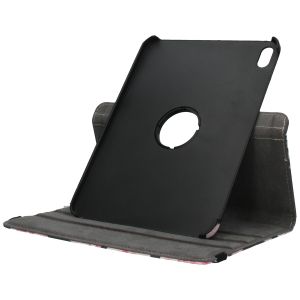 iMoshion 360° drehbare Design Tablet Klapphülle für das 10.9 (2022) - Blossom Watercolor Black