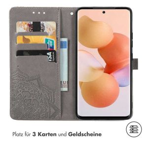 iMoshion Mandala Klapphülle für das Xiaomi 12T (Pro) - Grau