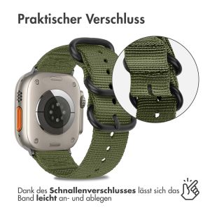 iMoshion Nylonarmband für das Apple Watch Series 1-9 / SE / Ultra (2) - 42/44/45/49 mm - Grün
