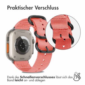 iMoshion Nylonarmband für das Apple Watch Series 1-9 / SE / Ultra (2) - 42/44/45/49 mm - Rosa