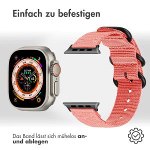 iMoshion Nylonarmband für das Apple Watch Series 1-9 / SE / Ultra (2) - 42/44/45/49 mm - Rosa