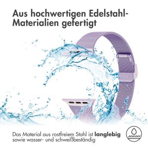iMoshion Mailändische Faltarmband für das Apple Watch Series 1-9 / SE - 38/40/41mm - Violett