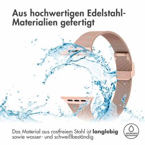 iMoshion Mailändische Faltarmband für das Apple Watch Series 1-9 / SE - 38/40/41mm - Rose Gold