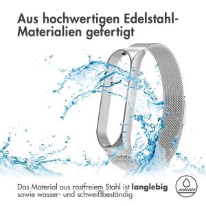 iMoshion Mailändische Magnetarmband für das Xiaomi Mi Band 5 / 6 - Silber
