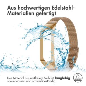 iMoshion Mailändische Magnetarmband für das Samsung Galaxy Fit 2 - Rose Gold