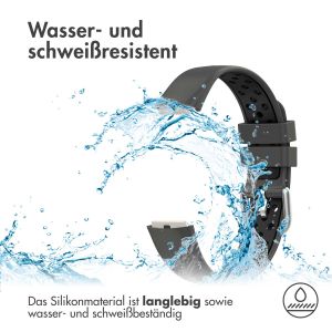 iMoshion Silikonband Sport für das Fitbit Luxe - Grau/Schwarz