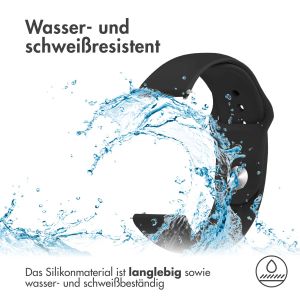 iMoshion Silikonband Sport - 18-mm-Universalanschluss - Schwarz