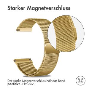 iMoshion Mailändische Magnetarmband - 18-mm-Universalanschluss - Gold