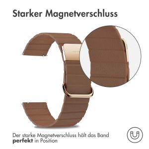 iMoshion Magnetlederarmband - 20-mm-Universalanschluss - Braun