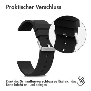 iMoshion Silikonband - 24-mm-Universalanschluss - Schwarz
