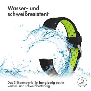 iMoshion Silikonband Sport für das Fitbit Alta (HR) - Schwarz/Grün
