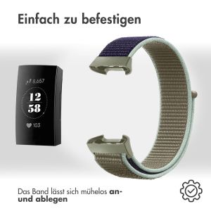 iMoshion Nylonarmband für das Fitbit Charge 3 / 4 - Khaki