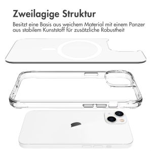 iMoshion Rugged Air MagSafe Case für das iPhone 13 - Transparent