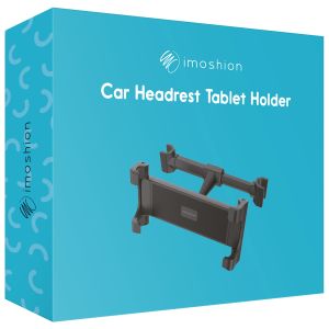 iMoshion Tablethalter für das Auto - Verstellbar - Kopfstütze - Schwarz