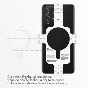iMoshion MagSafe-Aufkleber mit Installationshilfe - Weiß