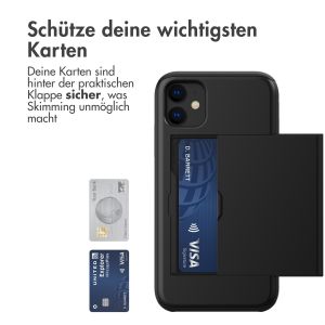 iMoshion ﻿Backcover mit Kartenfach für das iPhone 11 - Schwarz