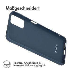 iMoshion Color TPU Hülle für das Motorola Moto E22 - Dunkelblau
