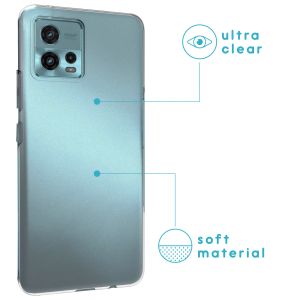 iMoshion Gel Case für das Motorola Moto G72 - Transparent