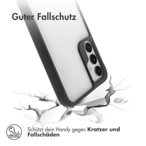 iMoshion Rugged Hybrid Case für das Samsung Galaxy A14 (5G) - Schwarz / Transparent