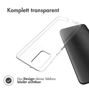 Accezz TPU Clear Cover für das Motorola Edge 30 Neo - Transparent