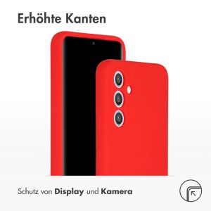 Accezz Liquid Silikoncase für das Samsung Galaxy A54 (5G) - Rot