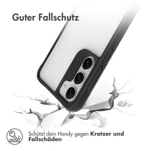 iMoshion Rugged Hybrid Case für das Samsung Galaxy S23 - Schwarz / Transparent