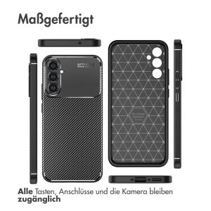 iMoshion Carbon-Hülle für das Samsung Galaxy A34 (5G) - Schwarz