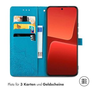 iMoshion Mandala Klapphülle für das Xiaomi 13 - Türkis