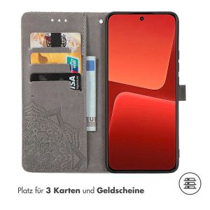 iMoshion Mandala Klapphülle für das Xiaomi 13 - Grau