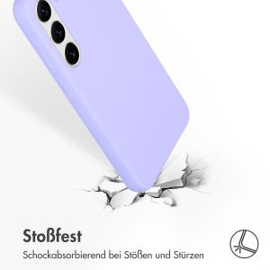 Accezz Liquid Silikoncase für das Samsung Galaxy S23 - Violett