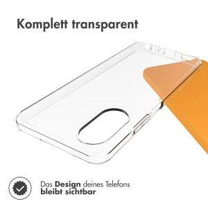 Accezz TPU Clear Cover für das Oppo A17 - Transparent