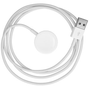 ﻿Magnetisches Ladekabel für das Apple Watch – USB-A – 1 Meter – Weiß