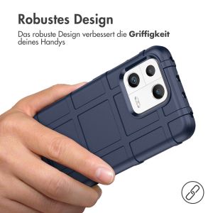 iMoshion Rugged Shield Backcover für das Xiaomi 13 - Dunkelblau