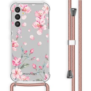 iMoshion Design Hülle mit Band für das Samsung Galaxy A34 (5G) - Blossom Watercolor