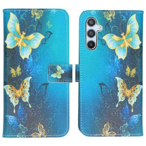 iMoshion Design TPU Klapphülle für das Samsung Galaxy A34 (5G) - Blue Butterfly