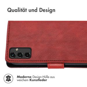 iMoshion Luxuriöse Klapphülle für das Samsung Galaxy A14 (5G/4G) - Rot