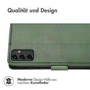 iMoshion  Luxuriöse Klapphülle für das Samsung Galaxy A14 (5G/4G) - Grün