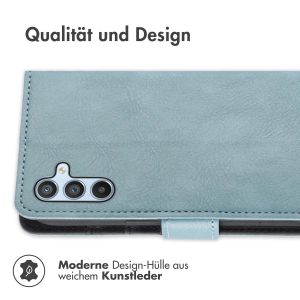 iMoshion Luxuriöse Klapphülle für das Samsung Galaxy A34 (5G) - Hellblau