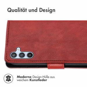 iMoshion Luxuriöse Klapphülle für das Samsung Galaxy A34 (5G) - Rot