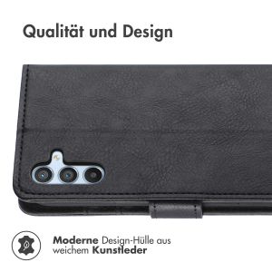 iMoshion Luxuriöse Klapphülle für das Samsung Galaxy A54 (5G) - Schwarz