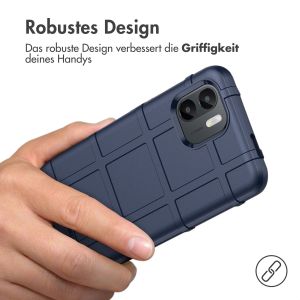 iMoshion Rugged Shield Backcover für das Xiaomi Redmi A1 / A2 - Dunkelblau
