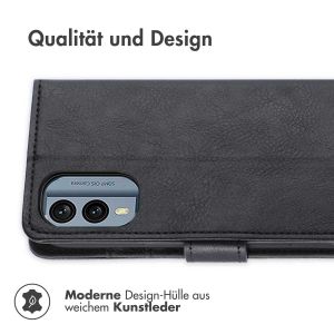 iMoshion Luxuriöse Klapphülle für das Nokia X30 - Schwarz