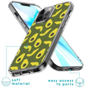 iMoshion Design Hülle für das iPhone 12 (Pro) - Avocados