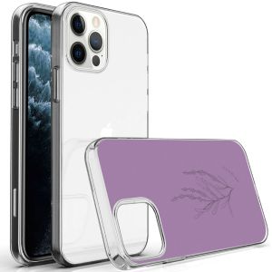 iMoshion Design Hülle für das iPhone 12 (Pro) - Floral Purple