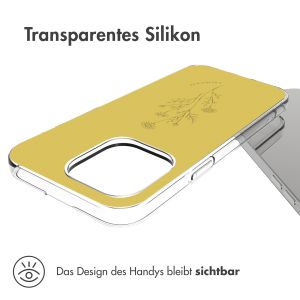 iMoshion Design Hülle für das iPhone 14 Pro Max - Floral Lime