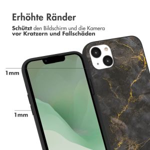 iMoshion Design Hülle für das iPhone 14 Plus - Black Marble