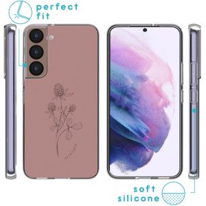 iMoshion Design Hülle für das Samsung Galaxy S22 - Floral Pink
