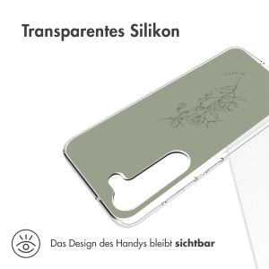 iMoshion Design Hülle für das Samsung Galaxy S23 Plus - Floral Green