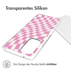 iMoshion Design Hülle für das Samsung Galaxy A53 - Retro Pink Check