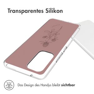 iMoshion Design Hülle für das Samsung Galaxy A53 - Floral Pink